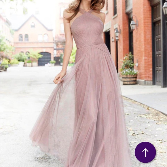 Hayley Paige Occasions Style 5765 black tulle dress size 0 - Picture 4 of 4